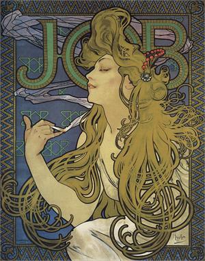 ''Job by Mucha 1897 Mini POSTER - 11'''' X 14''''''