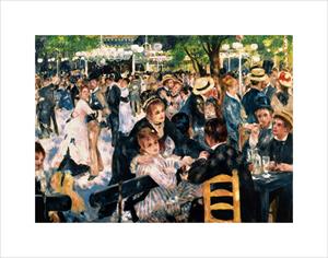 ''LE Moulin dE lA GAlEttE By REnoir Mini PostEr - 11'''' X 14''''''