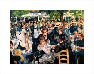 ''Le Moulin de la Galette by Renoir Mini POSTER - 11'''' X 14''''''