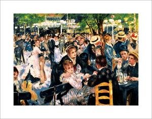 ''Le Moulin de la Gallette by Renoir POSTER - 28'''' x 22''''''