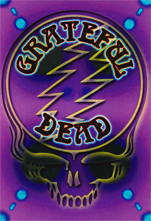Postcard - GRATEFUL DEAD Purple - Clearance - Min. 12 Per Style