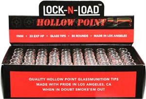 Lock N Load 9mm Ammo Bullet Tip - 50ct