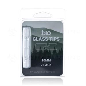 BIO Glass Tips - 2 Poke - 10mm - 100 Packs (2 per Pack)