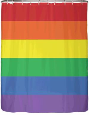 ''Shower Swag Pride Shower CURTAIN - 72'''' x 72''''''