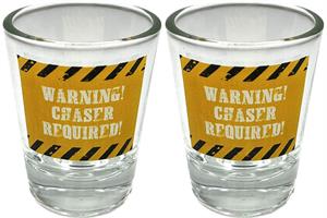 Chaser Required - Shot Glass - 2 Piece Set
