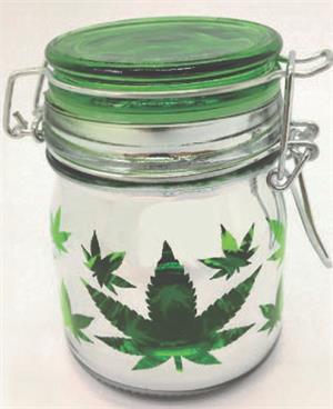 Green Leaves Stash JAR - 5oz (3 pack)