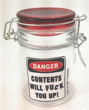 Contents Will F You Up Stash JAR - 5oz (3 pack)