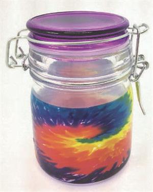 TIE DYE Stash Jar - 5oz (3 pack)