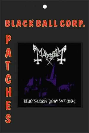 ''Mayhem - De Mysteriis Dom Sathanas 4'''' x 4'''' Printed Woven Patch''