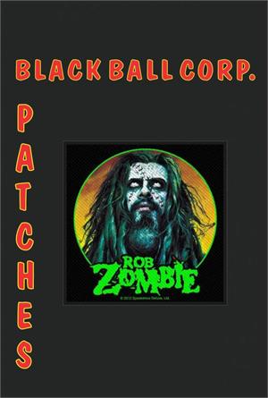 ''Rob Zombie - Zombie Face - 4'''' x 3.75'''' Printed Woven Patch''