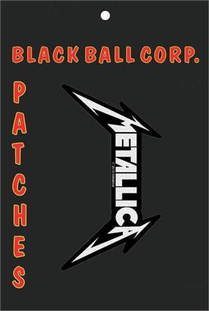 ''Metallica Logo 4.5'''' x 2.5'''' Printed Woven Patch''