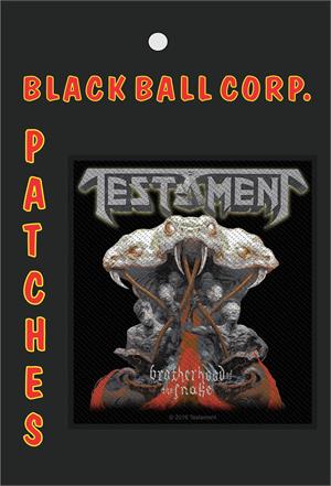 ''Testament ''''Brotherhood of the Snake'''' Patch''