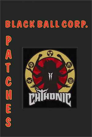 ''Chthonic - Deity - 3.5'''' x 4'''' Printed Woven Patch''