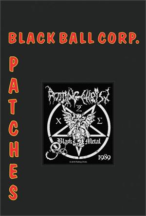 ''Rotting Christ - Black Metal - 3.5'''' x 4'''' Printed Woven Patch''