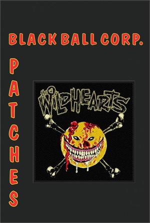 ''The Wildhearts - Smiley Face - 4'''' x 4'''' Printed Woven Patch''