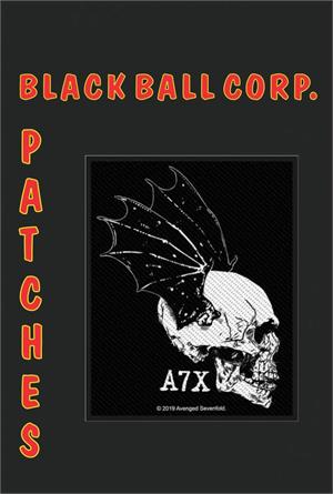 ''Avenged Sevenfold - SKULL Profile - 3'''' x 4'''' Printed Woven Patch''