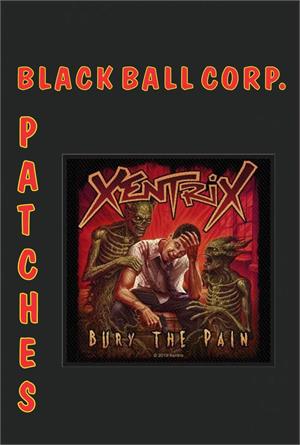 ''Xentrix - Bury The Pain - 4'''' x 4'''' Printed Woven Patch''