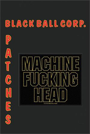 ''Machine Head - Machine Fucking Head - 4'''' x 3.25'''' Printed Woven Patch''