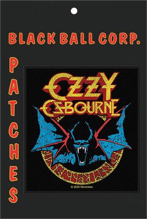 ''Ozzy Osbourne - Bat - 4'''' x 4'''' Printed Woven Patch''