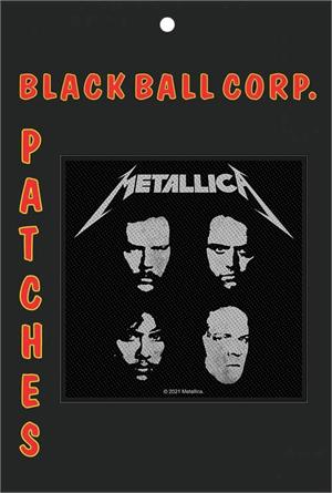 ''Metallica - Black Album 4'''' x 4'''' Printed Woven Patch''