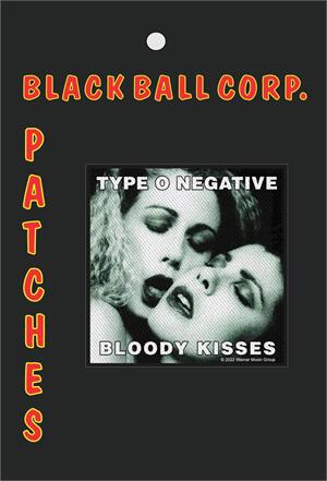''Type O Negative - Bloody Kisses 4'''' x 4'''' Printed Woven Patch''