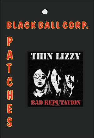 ''Thin Lizzy - Bad Reputation 4'''' x 4'''' Printed Woven Patch''