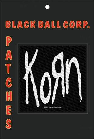 ''Korn Logo 4'''' x 4'''' Printed Woven Patch''