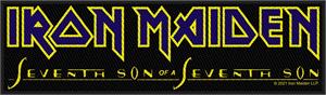 ''Iron Maiden Seventh Son Logo - Super Strip Patch 6'''' x 2''''''
