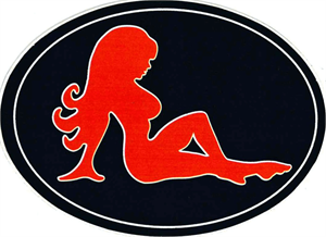 Truck Flap Girl - Sticker - CLOSEOUT