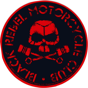 Brmc Red Skull - STICKER - Closeout