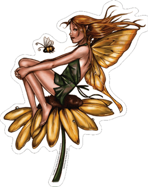 Blackeyed Suzi Fairy - Renee Biertempfel - Sticker - CLOSEOUT