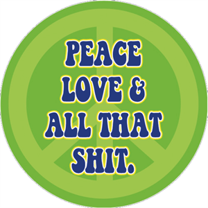 Peace Love & All - Sticker - CLOSEOUT