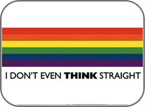 I Don't Even Think Straight - STICKER - Closeout