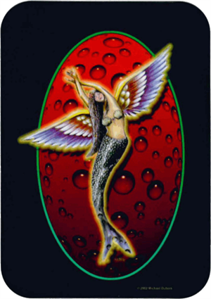 ''Sea ANGEL Large Sticker Clearance - 2 1/2'''' X 3 3/4''''''