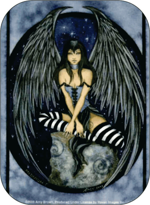 ''Midnight - Amy Brown - Mini STICKER Clearance - 2'''' X 2 3/4''''''