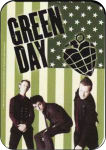 ''Green Day FLAG - Mini Sticker Clearance - 2'''' X 2 3/4''''''