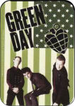 ''Green Day Flag - Mini STICKER Clearance - 2'''' X 2 3/4''''''