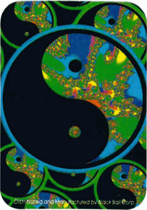 ''Yin Yang FUSION - Mini Sticker Clearance - 2'''' X 2 3/4''''''