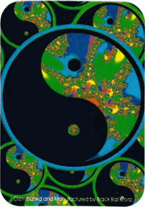 ''Yin Yang Fusion - Mini STICKER Clearance - 2'''' X 2 3/4''''''