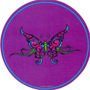 ''Butterfly  - Round STICKER Clearance - 2 1/2'''' Round''