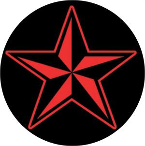 ''TrAditionAl STAR  - Round StickEr ClEArAncE - 2 1/2'''' Round''