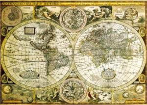 ''World Map Historical Giant POSTER - 54.6'''' X 39''''''