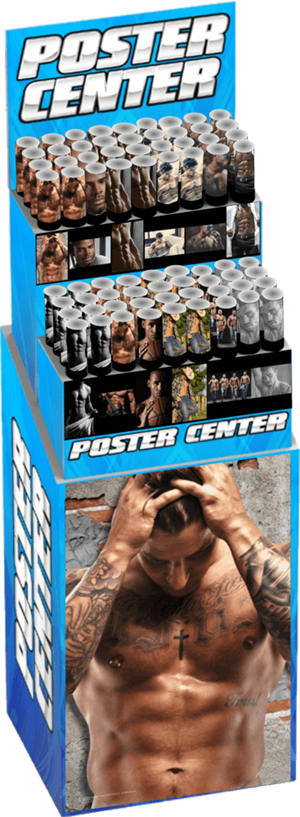 Sexy MEN Themed Regular Posters Pre-Pack Display - 72pc