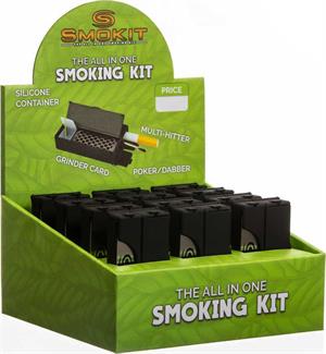 ''Smokit Smoking Kit - 3'''' - 12 Ct. - Black''
