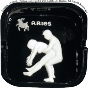 Aries Zodiac Astrology Ashtray