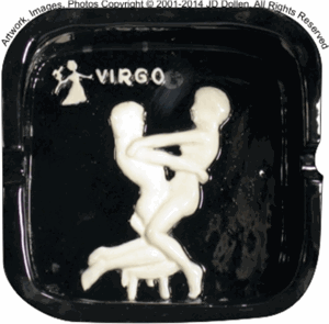 Virgo Zodiac Astrology Ashtray