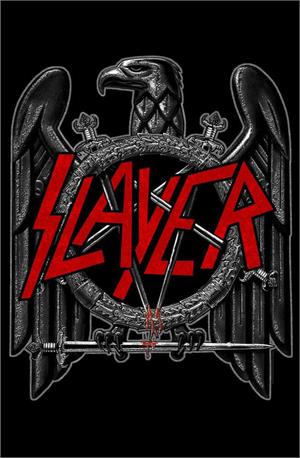 ''Slayer Black EAGLE Textile/Fabric Poster - 28''''x41''''''