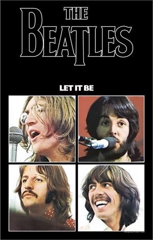 ''Beatles - Let it Be Textile/Fabric POSTER - 28''''x41''''''