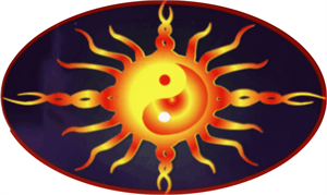 ''Ying Yang Sun - Large - 4.5'''' x 6'''' - STICKER''