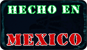 ''Hecho En Mexico - Large - 4.5'''' x 6'''' - STICKER''